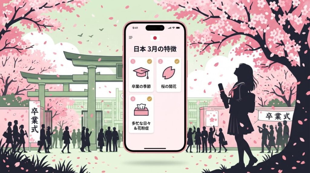 3月あるあるメーカー！エモくて忙しい春のTOP3は？【無料ブラウザアプリ】