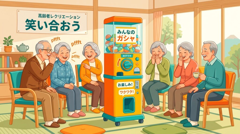 【シニア向け】伝言ゲームのお題ガチャ（高齢者・デイサービス用）タイマー付き