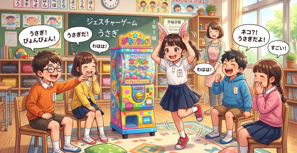 【小学生向け】ジェスチャーゲームお題ガチャ＆ルーレット！簡単なの多め