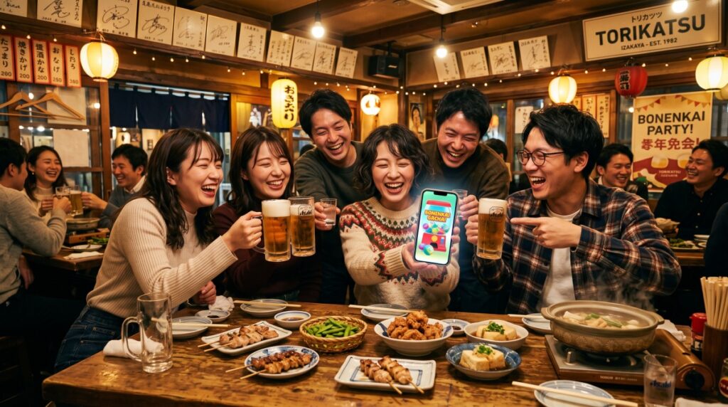 【決定版】絶対盛り上がるトークテーマガチャ（忘年会・年末の飲み会編）