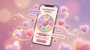 【無料アプリ】100の質問ルーレット＜好きな人に聞きたい編＞両思いに近づく恋愛お題ガチャ