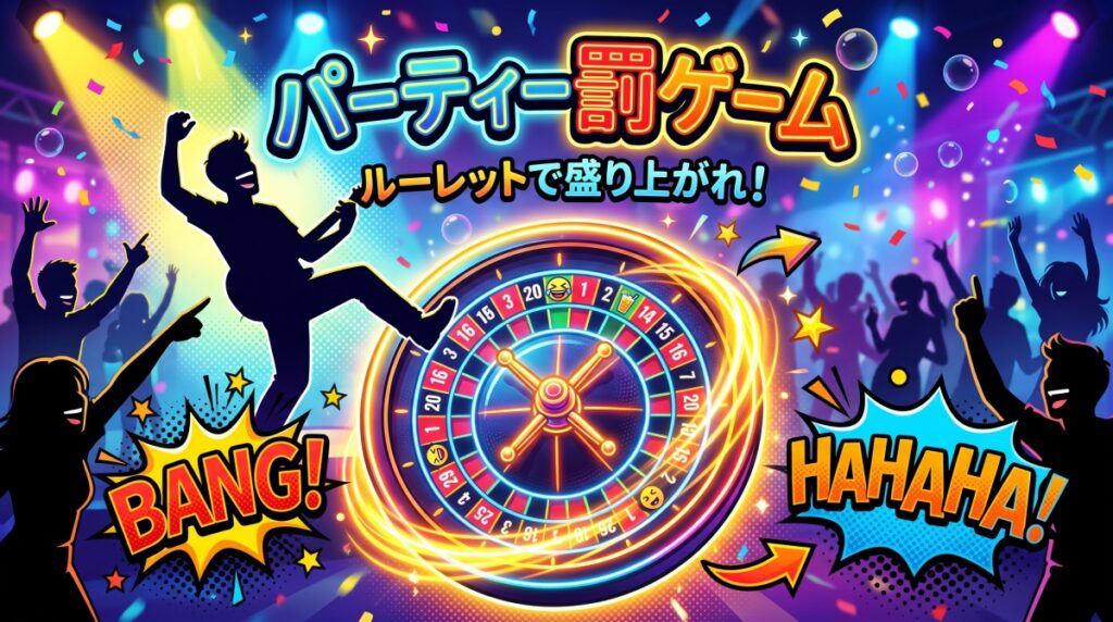 【無料アプリ】罰ゲームルーレット＜爆笑パーティー編＞絶対盛り上がるお題ガチャ