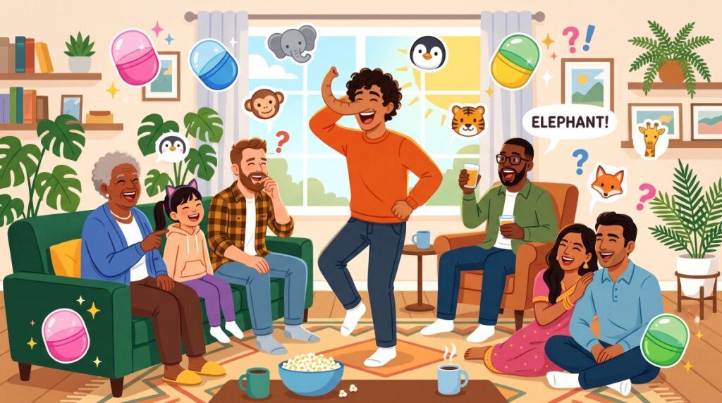 ジェスチャーゲームお題ランダムガチャ（動物編）【無料】子供も大人も楽しい！