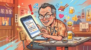 ナンチャッテ😅 おじさん構文(LINE)あるあるメーカー！恐怖のTOP3は❓【無料ブラウザアプリ】