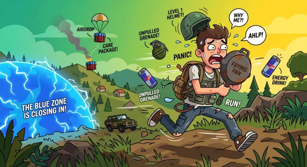 パルスに追われてマラソン！PUBG初心者あるあるメーカー！絶望のTOP3は？【無料ブラウザアプリ】