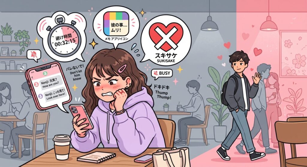 女性の好き避け行動LINEあるあるメーカー！こじらせTOP3は？【無料ブラウザアプリ】素直になれない！
