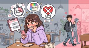 女性の好き避け行動LINEあるあるメーカー！こじらせTOP3は？【無料ブラウザアプリ】素直になれない！