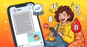 既読無視は基本！B型LINEあるあるメーカー！自由なTOP3は？【無料ブラウザアプリ】