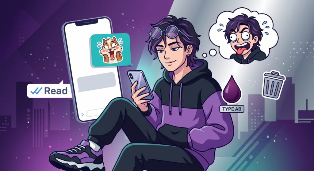 理解不能な二面性！AB型LINEあるあるメーカー！謎のTOP3は？【無料ブラウザアプリ】