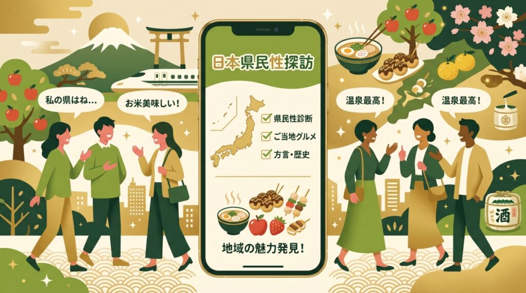 都道府県あるあるメーカー！地元民しか勝たんTOP3は？【無料ブラウザアプリ】